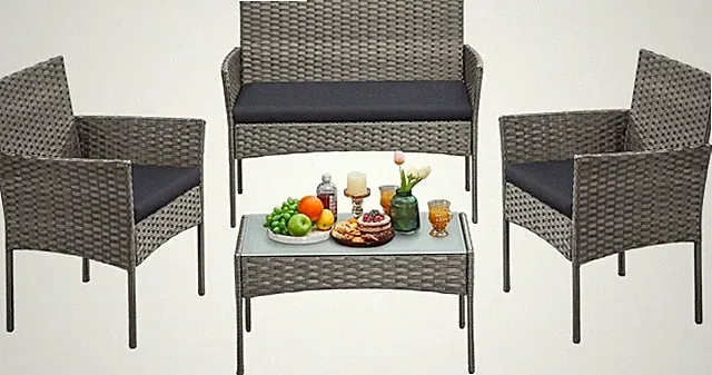 Gartenmöbel,Balkontisch & Stuhl,Lounge-Außenmöbel,Terrassenmöbel für Terrasse