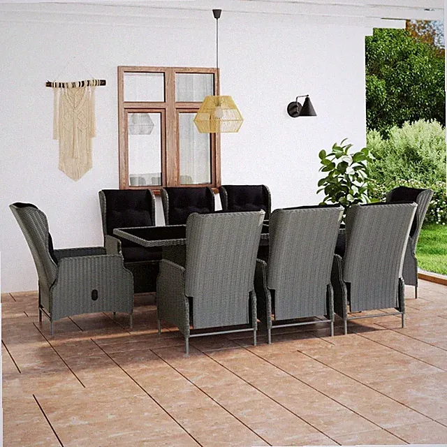 Gartenmöbel Poly Rattan Sitzgruppe Gartengarnitur mehrere Auswahl vidaXL