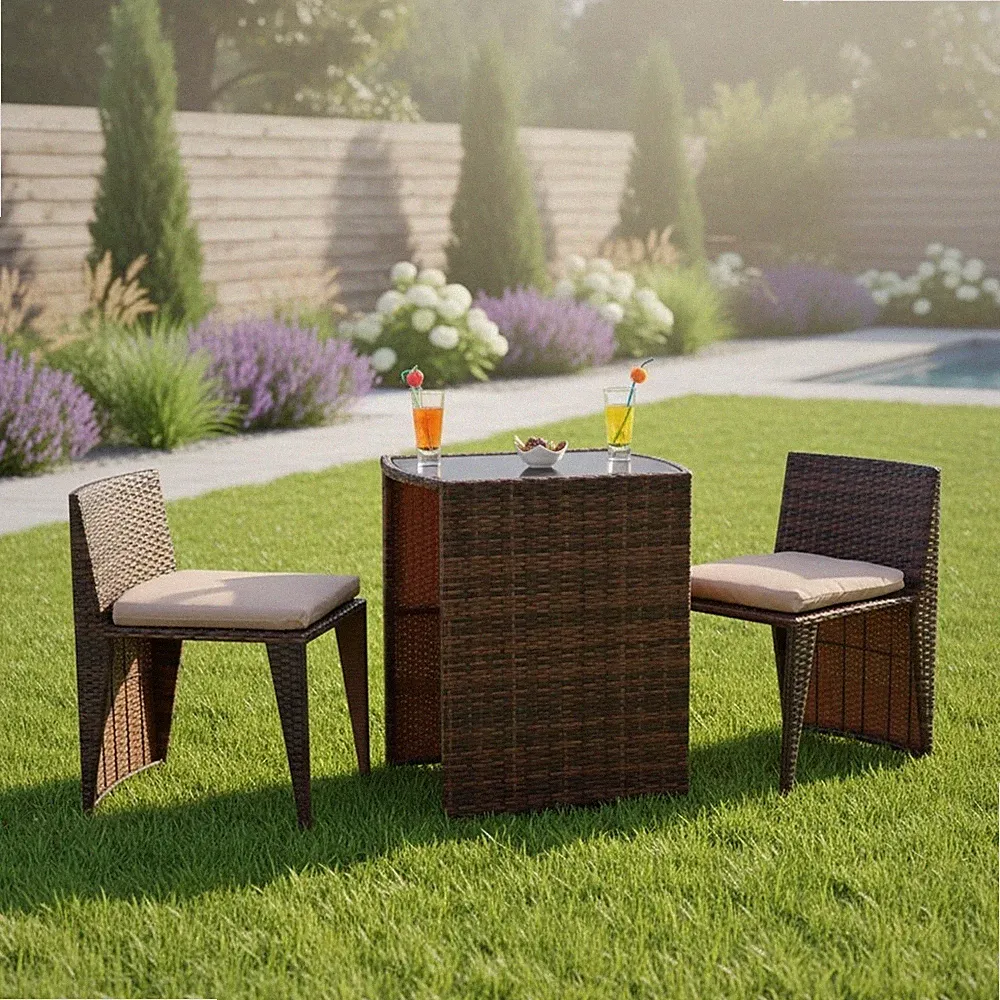 lounge möbel outdoor 3er set