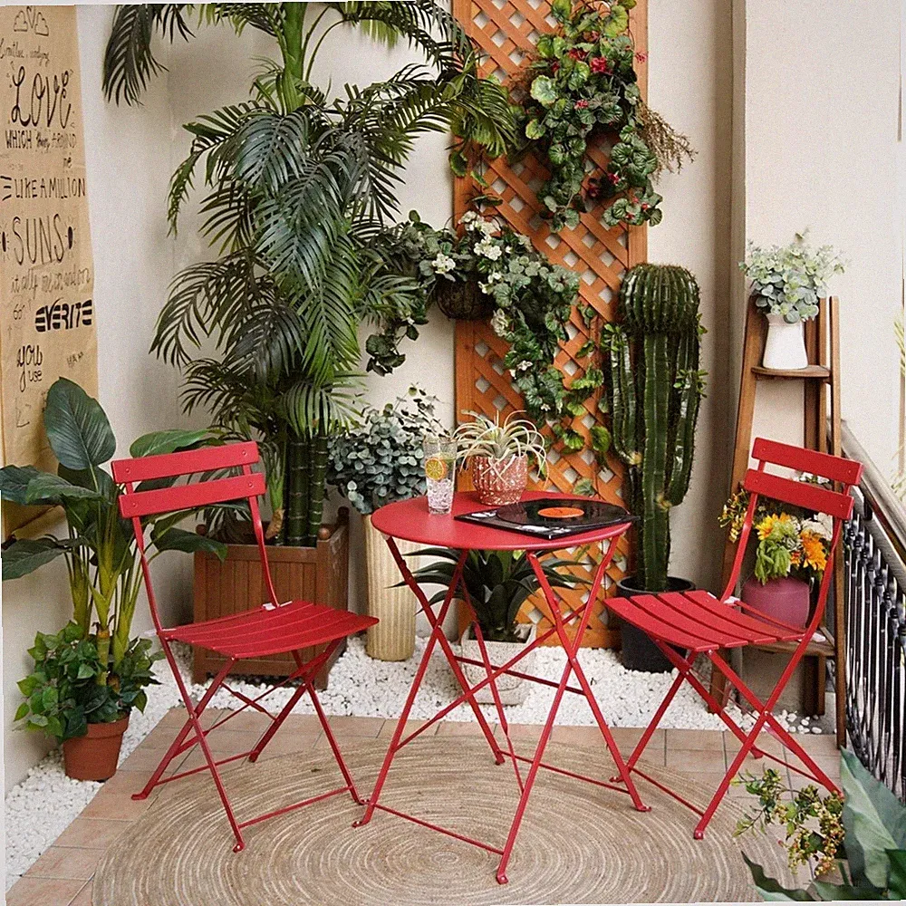 Gartenmöbel Set Bistro Set Gartenstuhl Tische Klappbar}