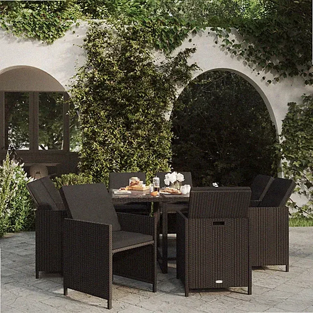 Gartenmöbel Set Poly Rattan Gartengarnitur Sitzgruppe mehrere Auswahl vidaXL