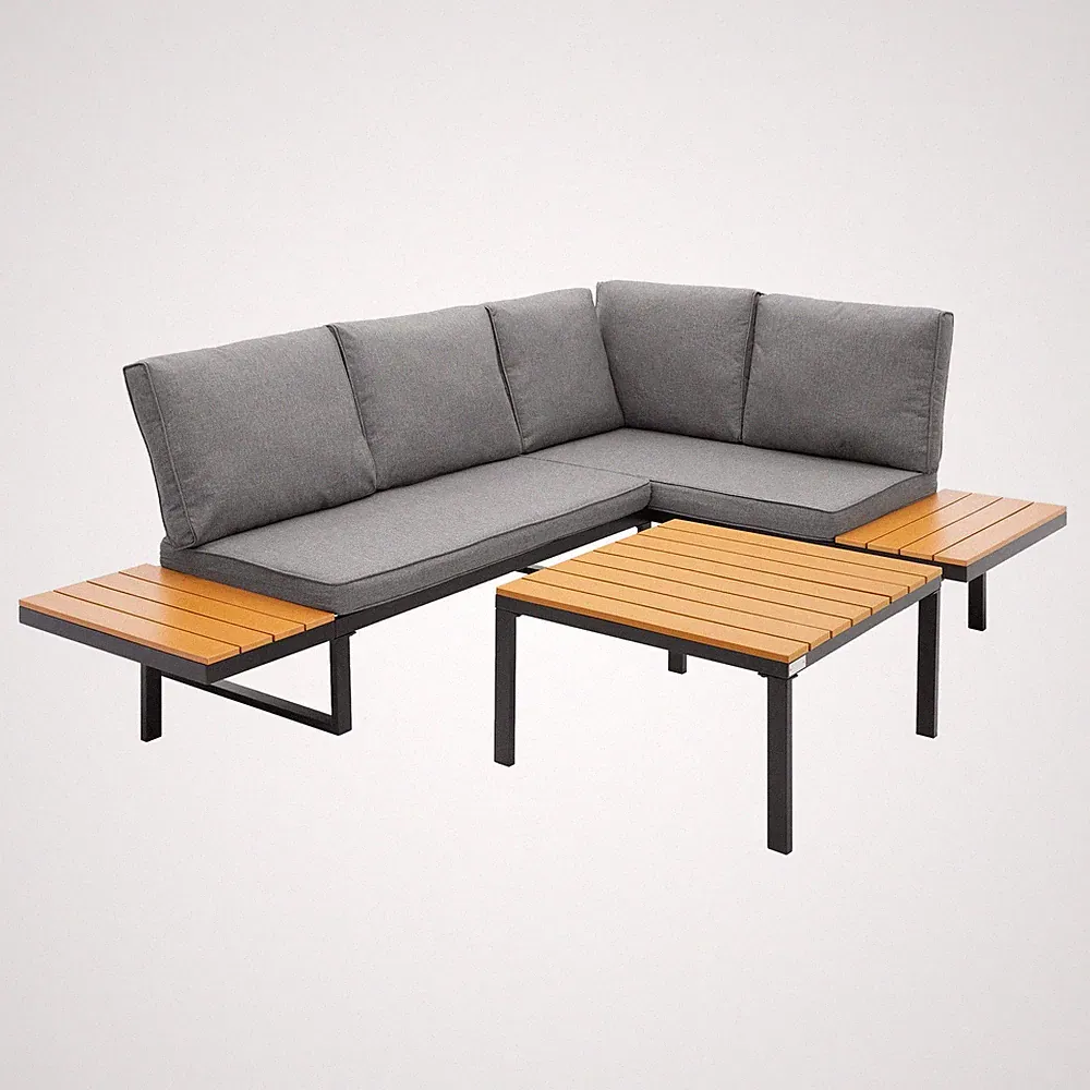 Gartenmöbel Set Sitzgruppe Ecksitzgarnitur Gartenset Lounge Sofa Eckbank Garten