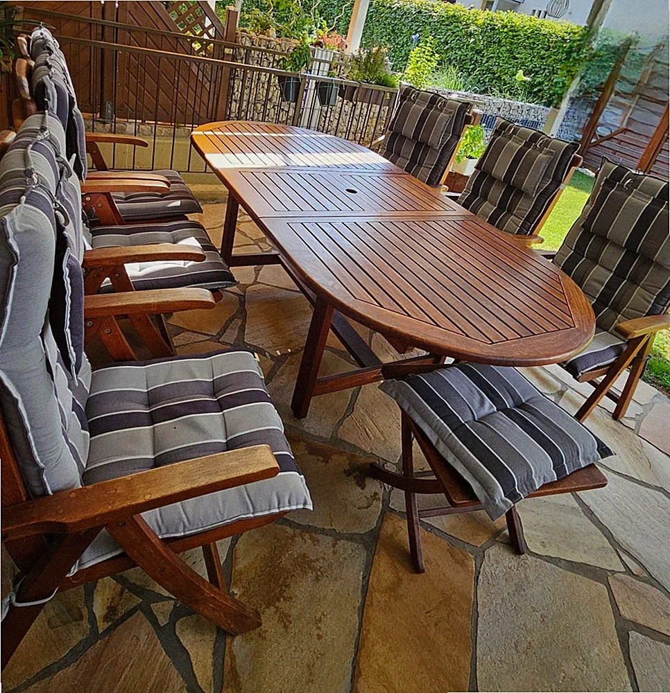 Gartenmöbel Set Teakholz gebraucht