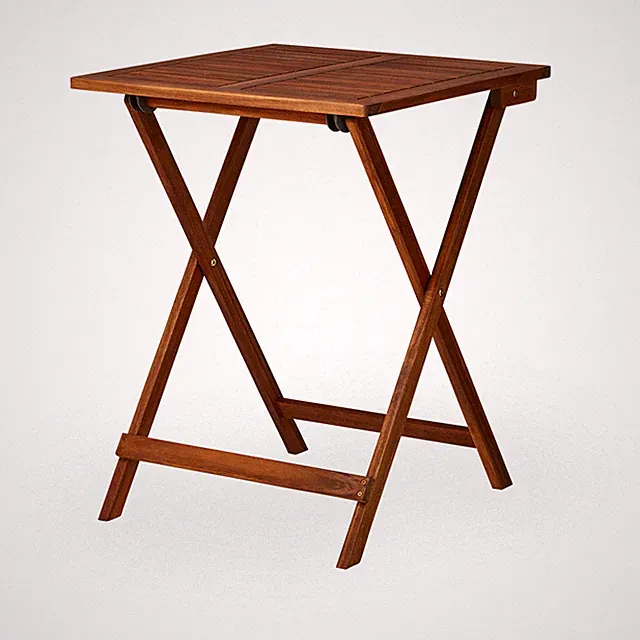 Gartenset Tisch Stuhl klappbar verstellbar Akazienholz Outdoor 120kg Dunkelbraun