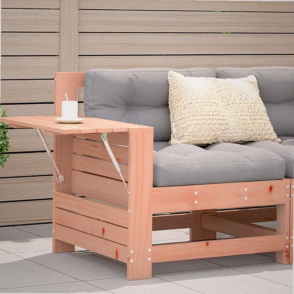 Gartensofa Balkonsofa Outdoorsofa Relaxsofa Loungemöbel Set Massivholz Kiefer