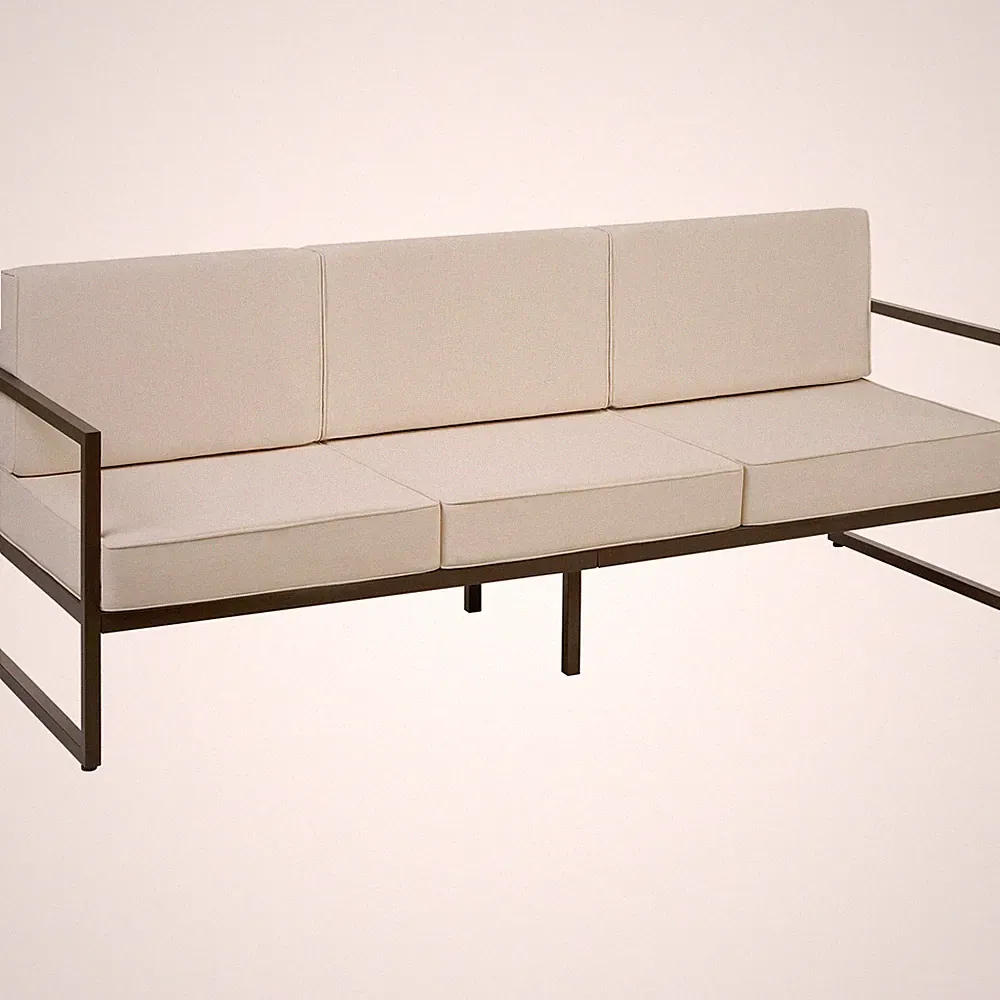 Gartensofa Loungesofa Gartenmöbel 3-Sitzer Outdoorsofa 350kg wasserabweisend