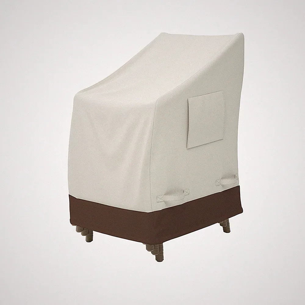 Gartenstuhl Abdeckung wetterfest Beige Hellbraun 1er-Pack Amazon Basics