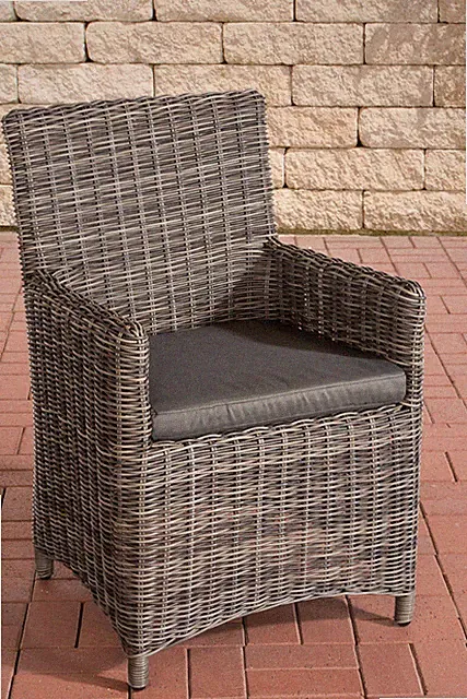 Gartenstuhl Fontana Polyrattan Sessel Gartensessel Loungesessel Gartenmöbel
