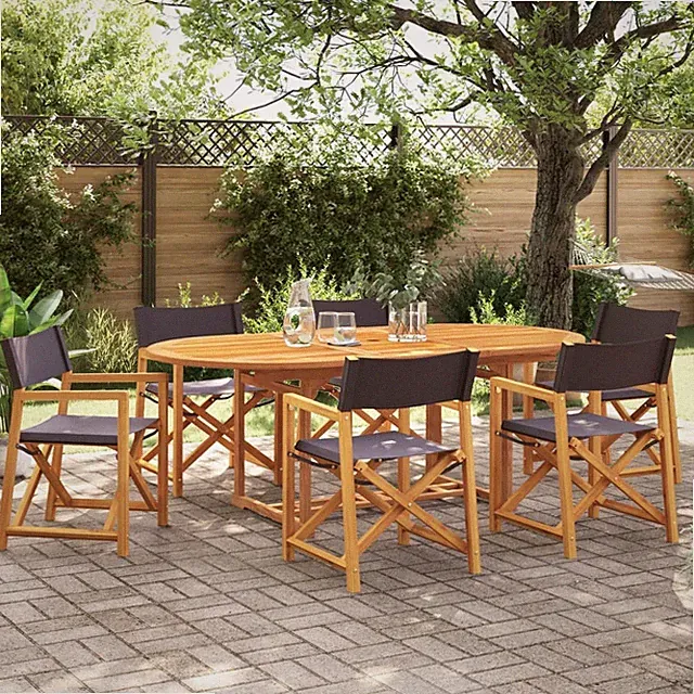 Gartenstuhl Klappbar Klappstuhl Regiestuhl Gartensessel Stühle Stoff vidaXL