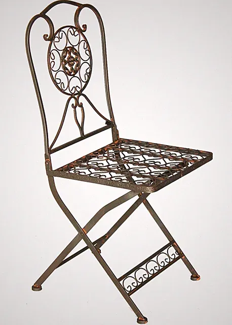 Gartenstuhl Metall Tecla 17921 Metallstuhl Stuhl Garten Vintage Eisen Nostalgie
