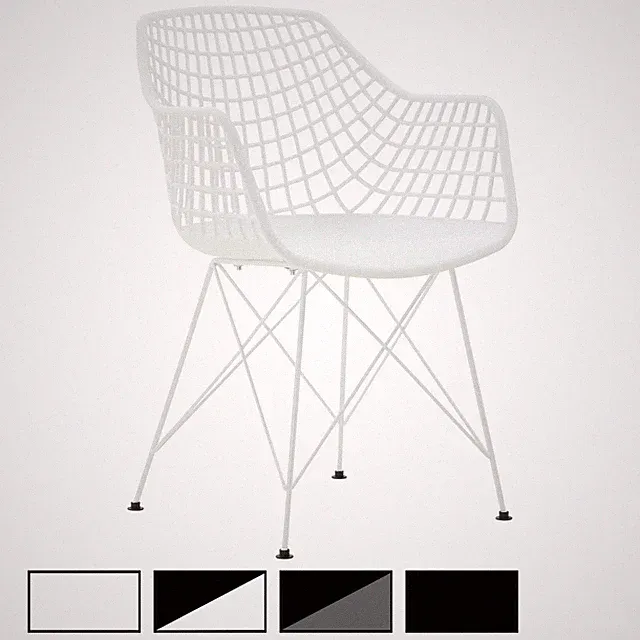 Gartenstuhl Retro Design Küchenstuhl Stühle Esszimmer 4er Set Kunststoff