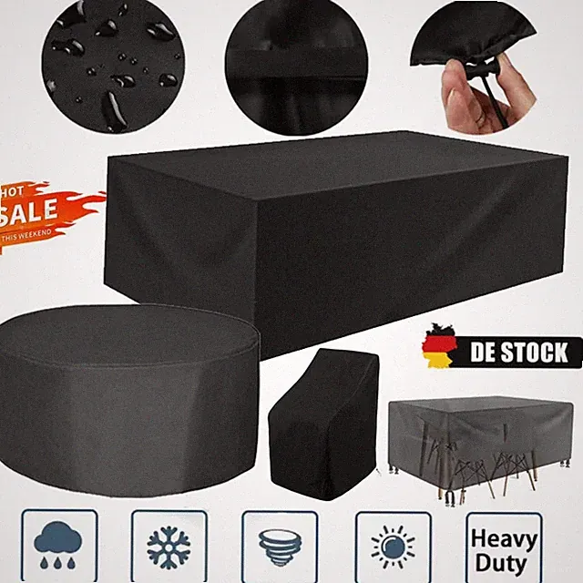 Gartentisch Abdeckung Schutzhülle Gartenmöbel Sofa Tisch Abdeckplane Garnitur