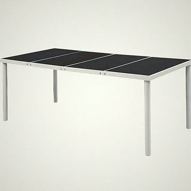 Gartentisch Balkontisch Bistrotisch Terrasse Gartenmöbel 150/190cm vidaXL