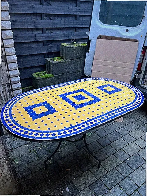Gartentisch Balkontisch Terrassentisch Outdoor Tisch Esstisch Mosaiktisch