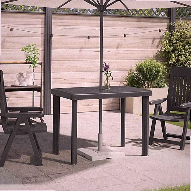 Gartentisch Esstisch Beistelltisch Campingtisch Gartenmöbel Kunststoff vidaXL