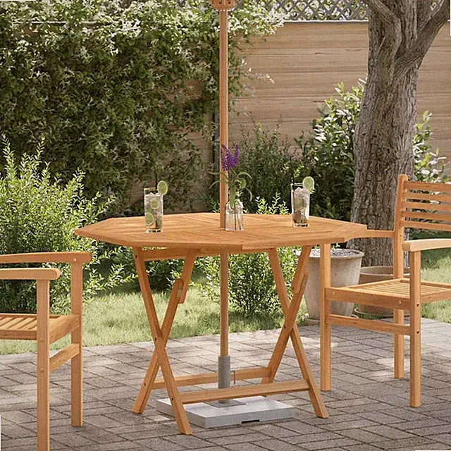 Gartentisch Klappbar Holztisch Beistelltisch Klapptisch Massivholz Teak vidaXL