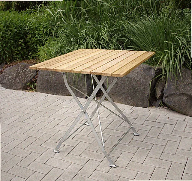 Gartentisch Klapptisch Biergartentisch Biergarten Möbel Tisch BAD TÖLZ 70x70cm