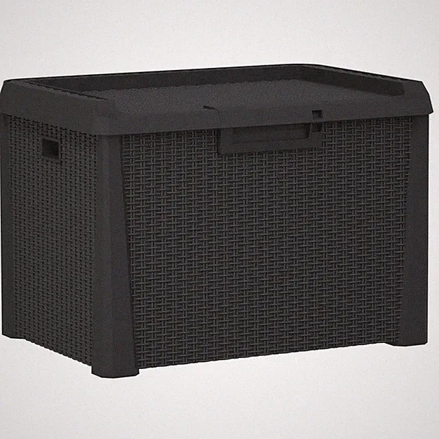 Gartentruhe Anthrazit 125 L PP