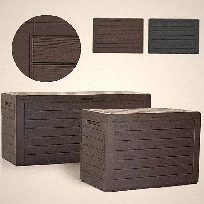 Gartentruhe PP Aufbewahrungsbox Gartentruhe Gartenbox Auflagenbox Kissenbox Box