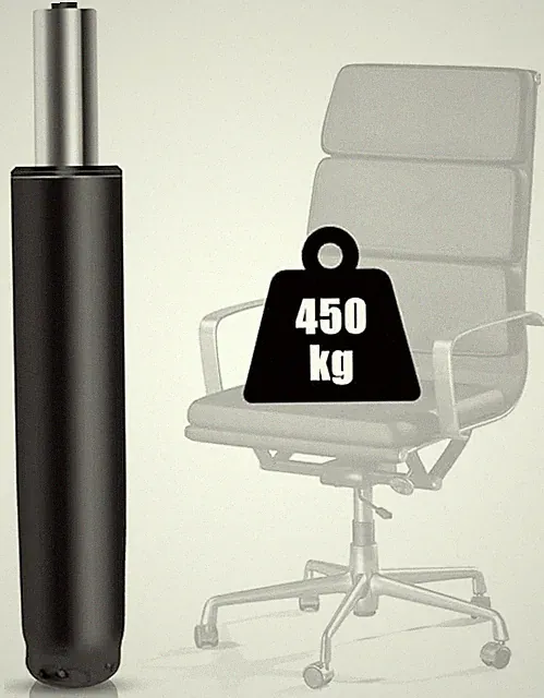 Gasdruckfeder Bürostuhl höhenverstellbar 450kg Schwarz