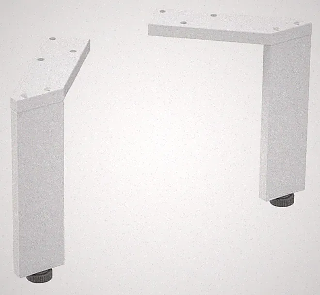 Geberit Geberit Acanto / Renova Plan / Smyle / iCon Möbelfüße Höhe 150 mm - Weiß