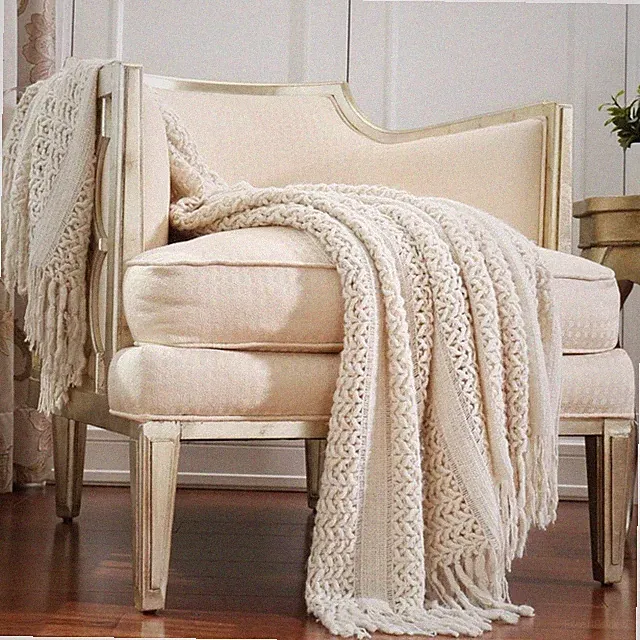 Gemütliche Reisen Kuscheldecke - 127,8 x 152,4 cm, Beigefarben, Pflegeleicht