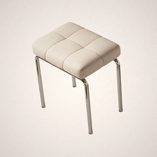 Gepolsterte Sitzbank mit gekreuzten Beinen Polster Waschtisch Hocker Modern Minimalistisch Edelstahl
