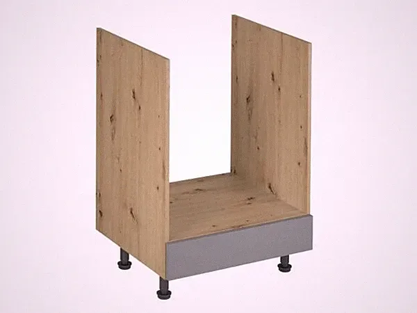 Geräteunterschrank Basis-Unterschrank mit Sockelauszug Multifunktionaler