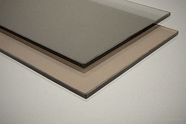 Getöntes Glas Rund und Eckig Glasplatten Rauchglas Wunschmaß möglich! NEU!