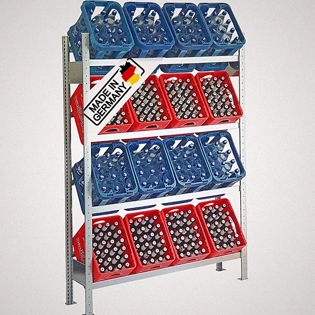Getränkekistenregal Made in Germany-Getränkeregal 130 für 16 Kisten