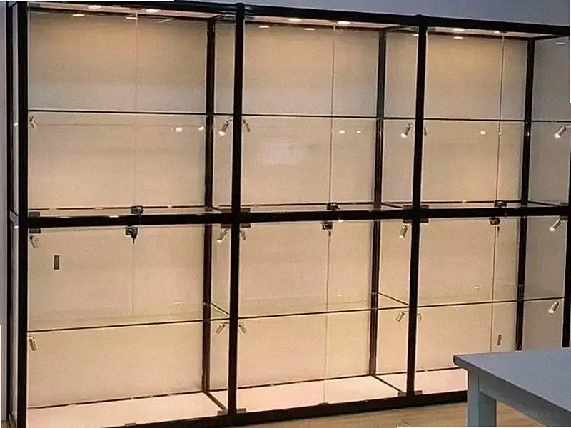 Glasdisplay Vitrinenschrank Vitrine Schrankvitrine Kollektionsschrank