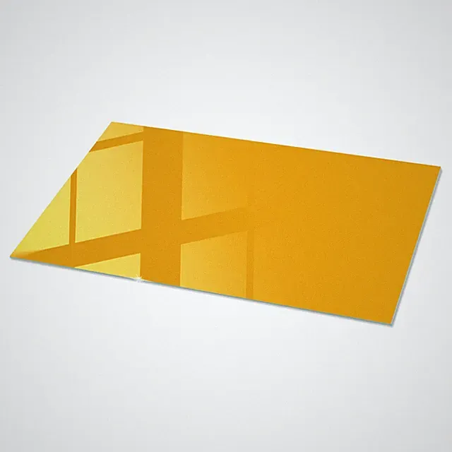 Orange Esstisch