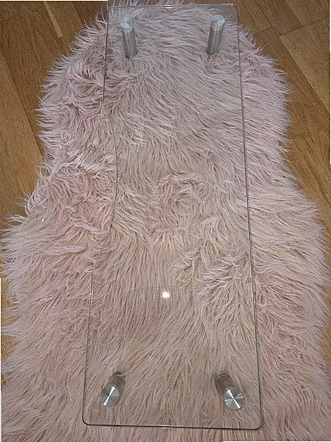 Glasplatte mit Verstellbaren Füßen Glas(70×24×9)