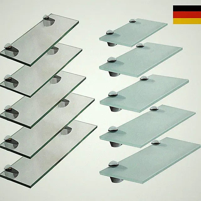Glasregal Wandregal Glasboden Badregal Ablage Regale Glasscheibe 30cm bis 100cm