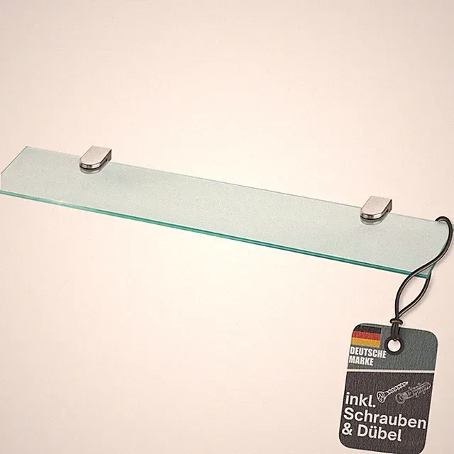 Glasregal Wandregal Glasboden Glasablage Glas Regal Badablage Bad Badezimmer