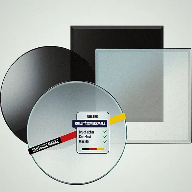 Glastisch Tischplatte aus gehärtetem Glas Tisch Glasplatte Glasscheibe ESG GLAS