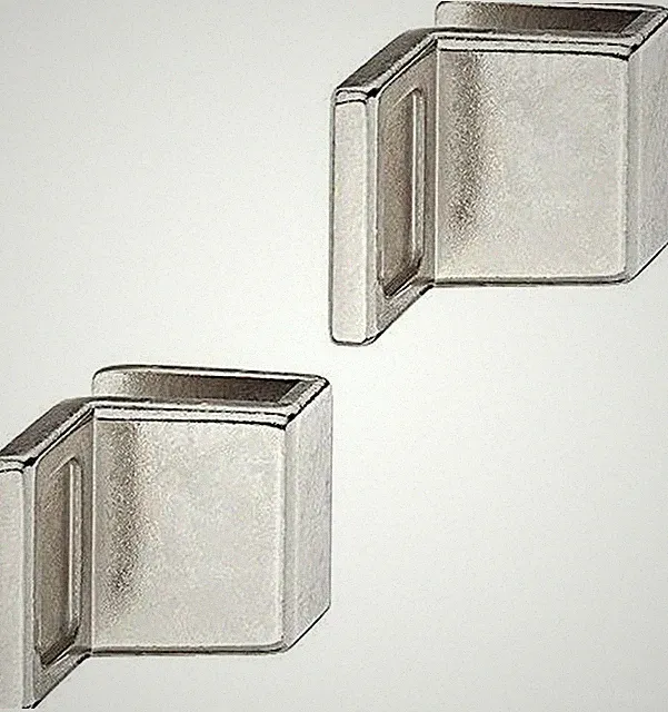 Glastürgriffe Schrank Möbelgriffe für Glastüren - Ziehgriff zum Klemmen - Glasdi
