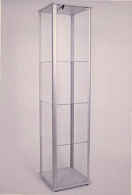 Glasvitrine nach Maß Sammlervitrine Vitrine Vitrinenschrank auf Rollen ESG Glas
