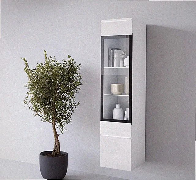 Glasvitrine Vera 002 Vitrine Standvitrine Mit Glastüren Schrank Kollektion