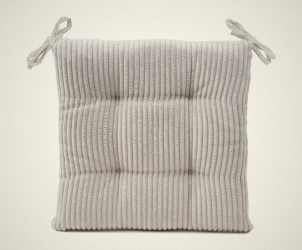 GÖZZE Sitzkissen ANAFI LBH 40x40x6 cm silber Bodenkissen Sitzsack