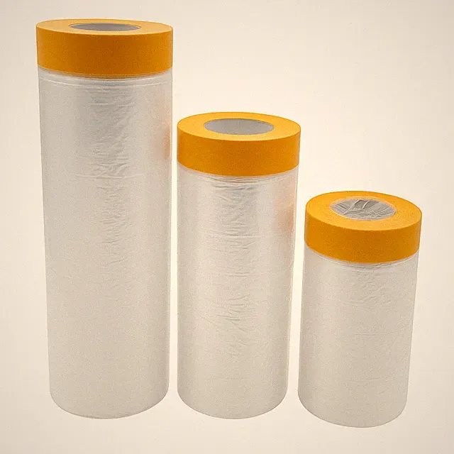 Goldband Masker Abdeckfolie Klebeband Malerfolie Baufolie Möbel Tür Fenster 3er