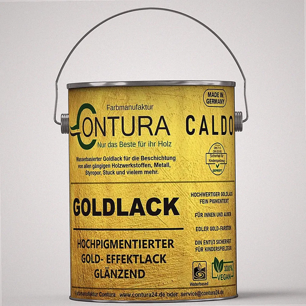 Goldlack Goldfarbe Gold Effektlack Möbellack Holzlack Metalllack Möbel Farbe