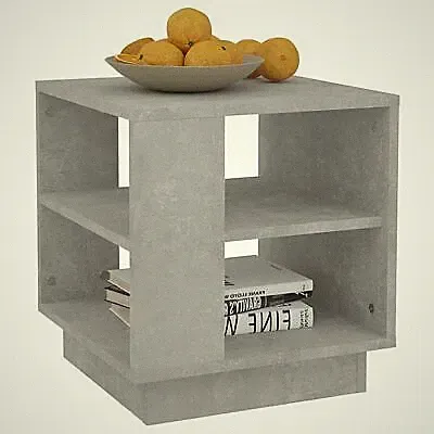 Grau Modern Klein Couchtisch Regal Aufbewahrung Regale Plan Lampe itzcominghome
