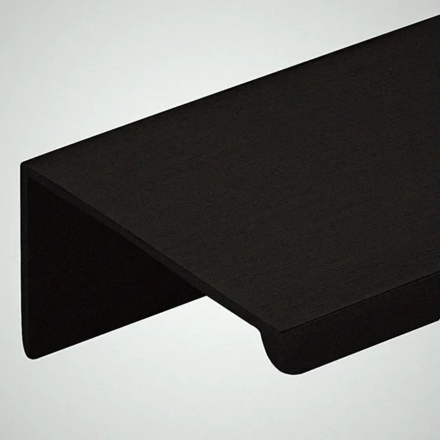 Griffleiste Karlo Möbelgriff Schrankgriff Schwarz gebürstet 70-680 mm von SOTECH