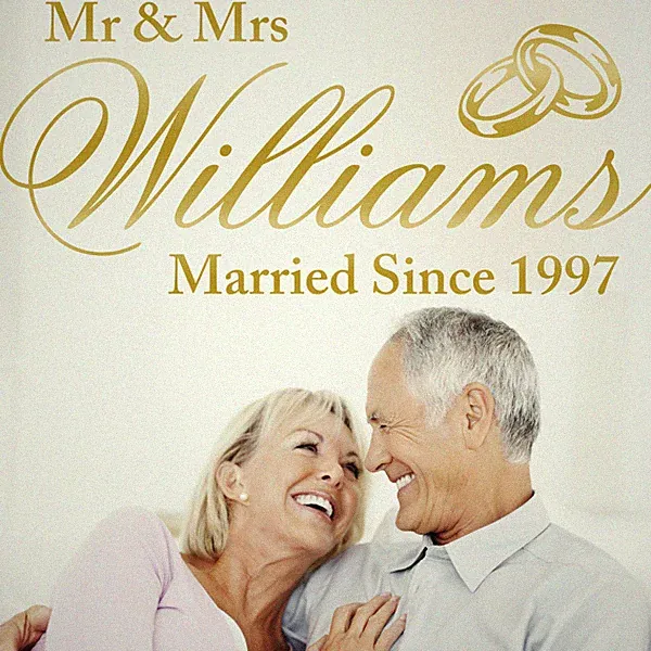 Groß Personalisiert Mr & Frau Hochzeit Wand Aufkleber Name Zitat Badezimmer