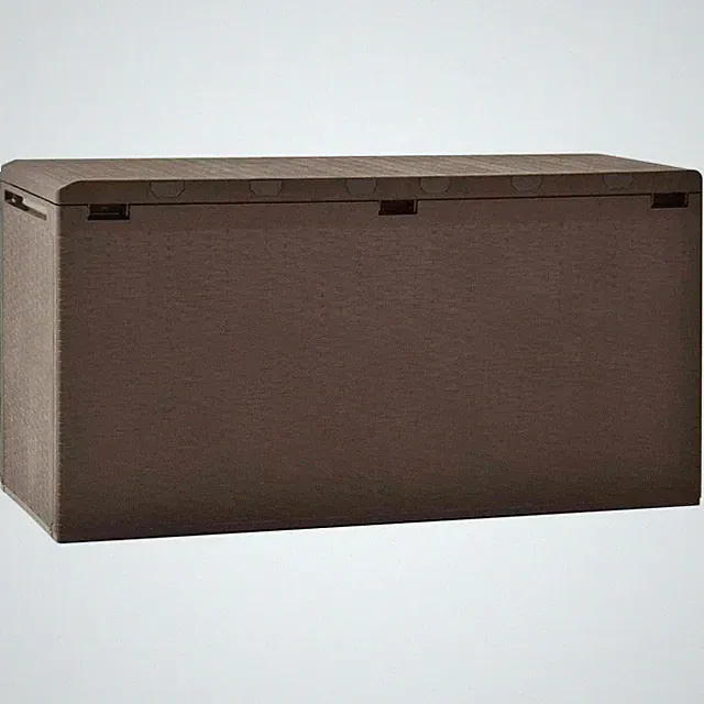 Große Outdoor Cargo Garten Aufbewahrungsbox Behälter Truhe & Deckel 5 Größe DE