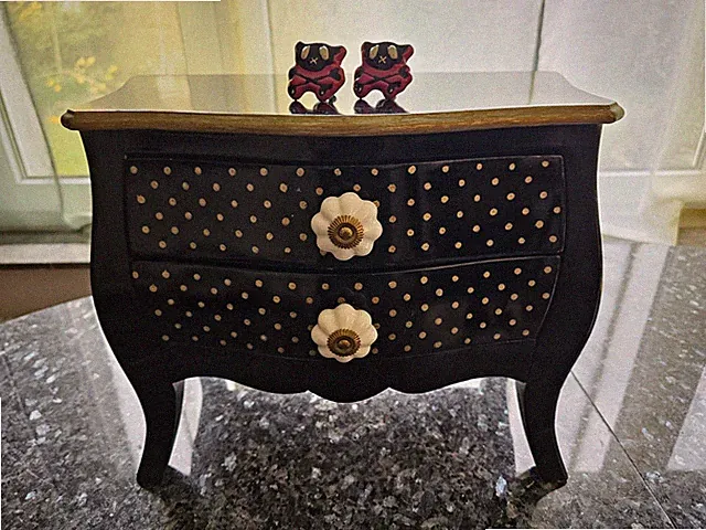 Große SPIEGELBURG Schmuck-Kommode REBELLA – Barock-Stil Holz – 41cm