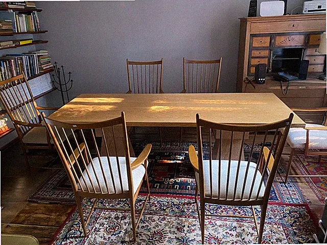 GROßER ESSTISCH TISCH EICHE °AUS SAMMLUNG ANGELICA BLECHSCHMIDT °UNIKAT DESIGN