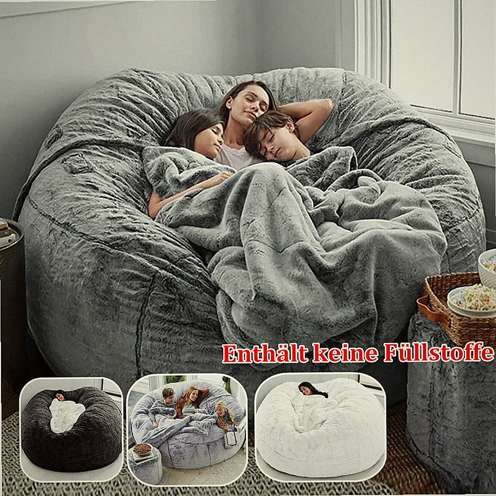 Großer Sitzsackbezug Sitzsack-Stuhlbezug Sitzsack ohne Füllung Sofa Abdeckung