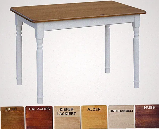 Großer Tisch Esstisch Küchentisch Restaurant Landhausstill 140, 160, 180, 200cm
